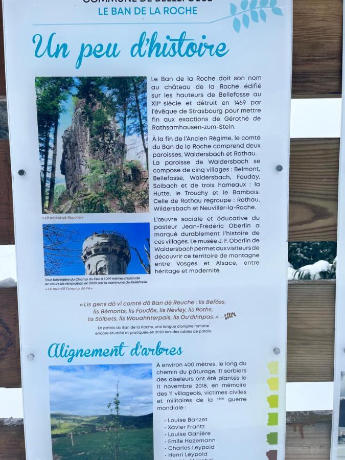 Maison Independante De Montagne En Alsace Bellefosse Экстерьер фото
